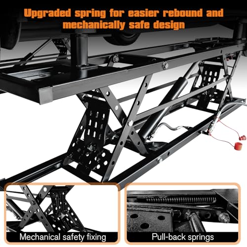 7000 LBS Portable Car Lift with 28" Max Height S57654