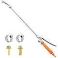 All Metal Replacement Sprayer Wand with Shut off Valve & 2 Hose Clamps O981