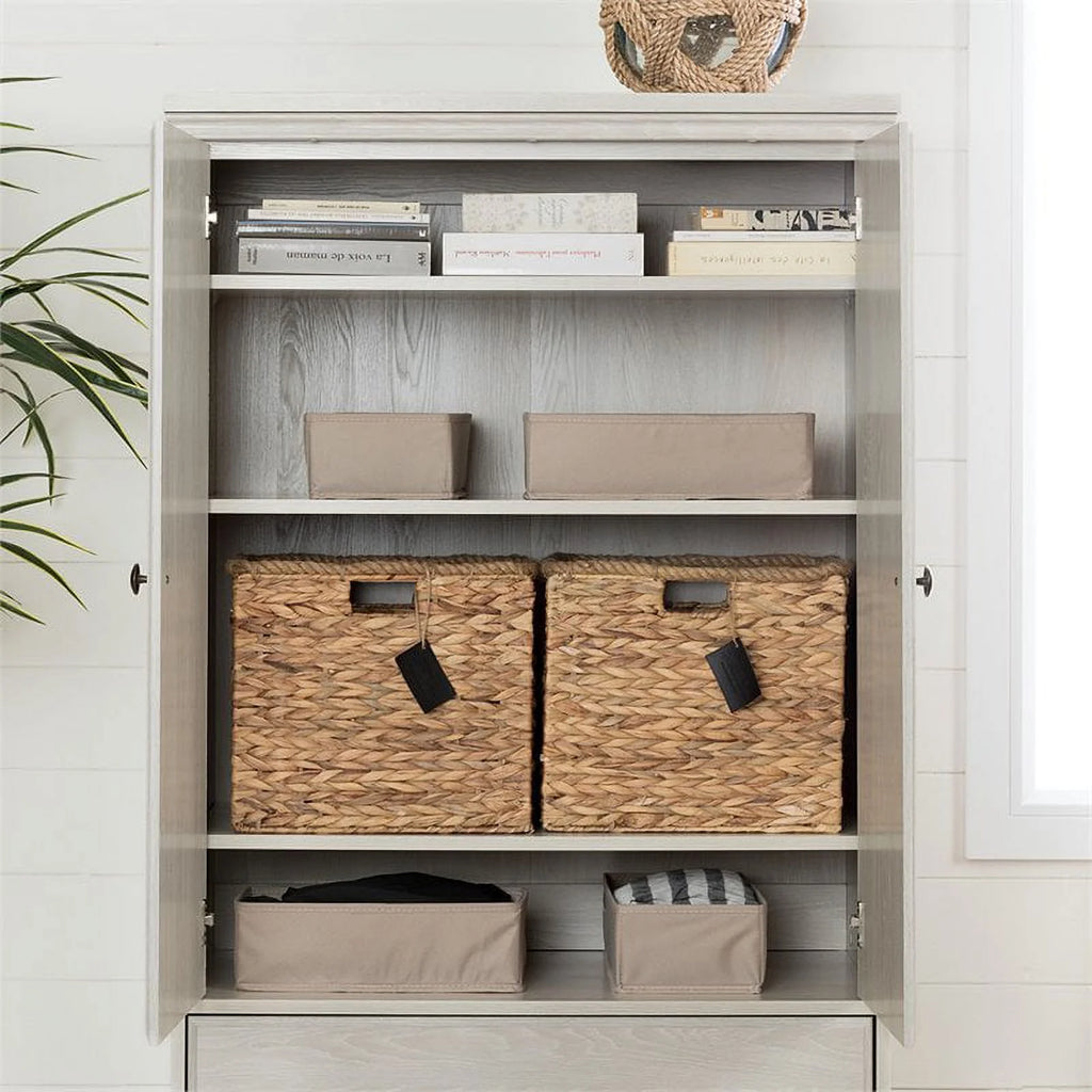2-Drawer Door Wood Armoire B977025