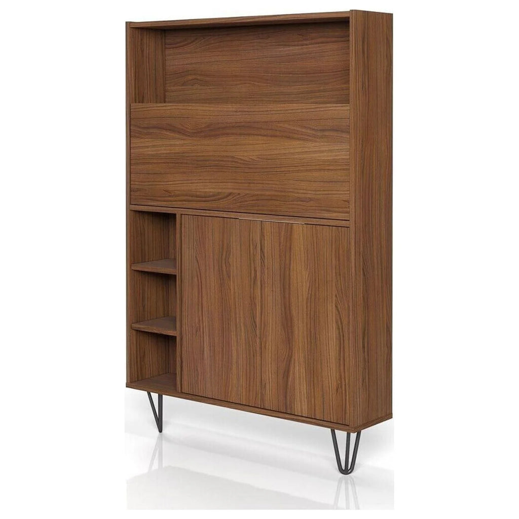 Walnut Slim Secretary Desk N92839