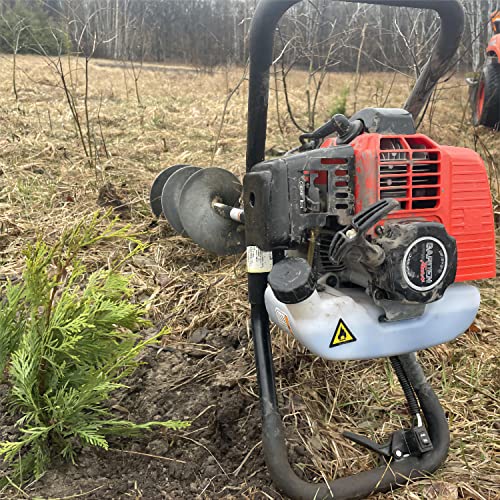 43cc 2cycle Powerhead with 8 Inch Auger Drill Bit Post Hole Digger W21441