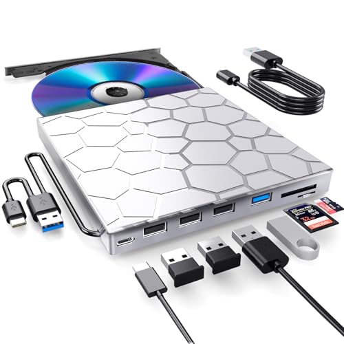 8 in 1 USB 3.0 Portable External CD/DVD Drive L184132