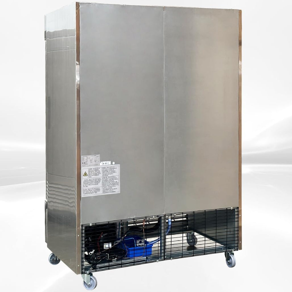 Stainless Steel 2-Door Solid Upright Freezer 47 Cuft L65744