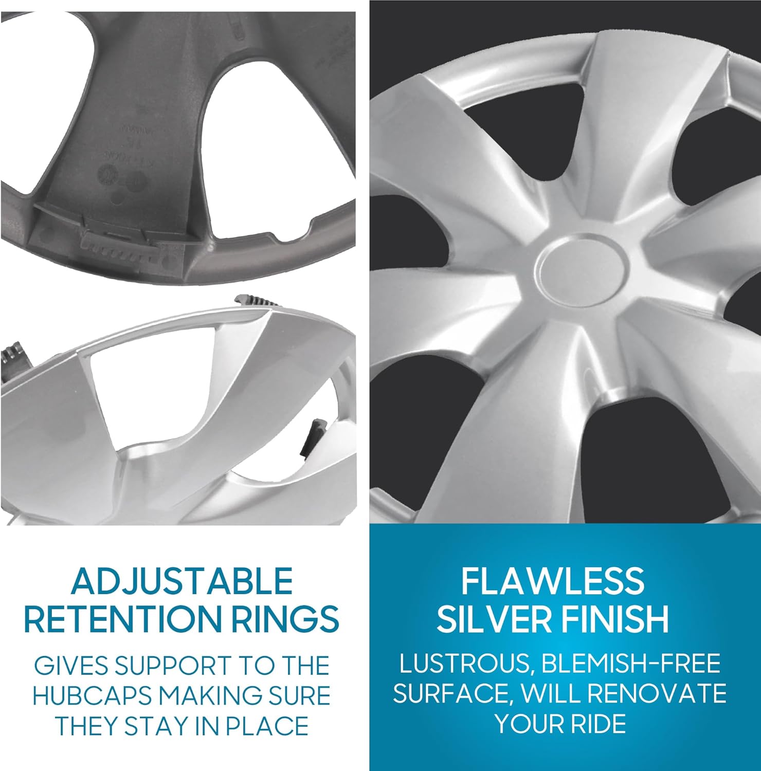 4 Pack 15 inch Hubcaps Wheel Covers P11946