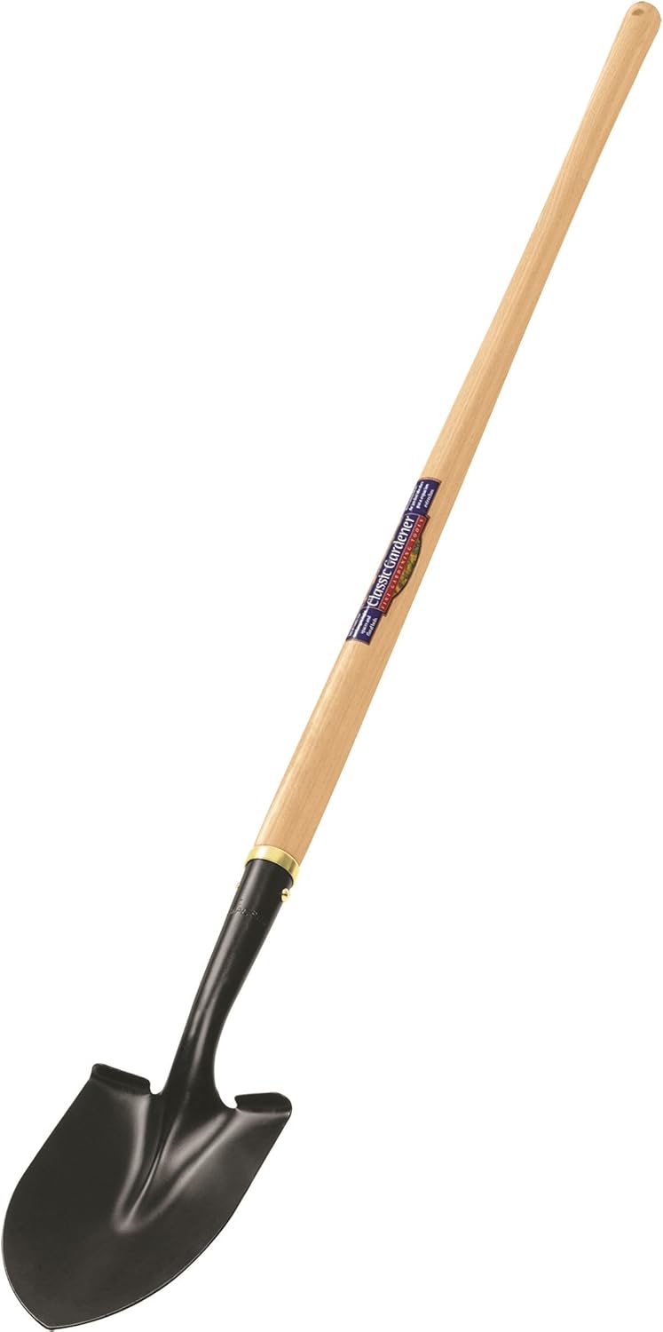 Long Handle Round Point Shovel, 45-Inch U826