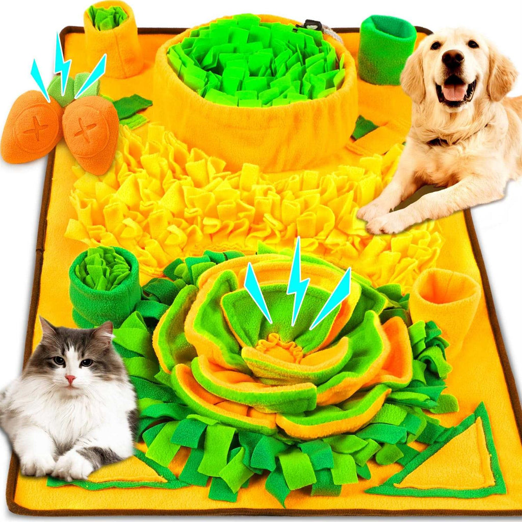 Non-slip Carrot Snuffle Mat for Dog Enrichment K89435