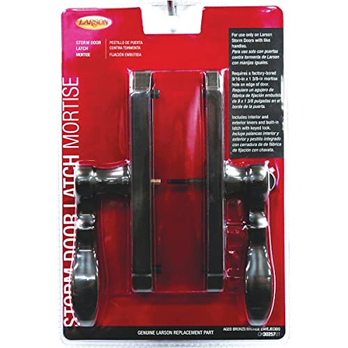 Brushed Nickel Storm Door Mortise Handle Set K5441