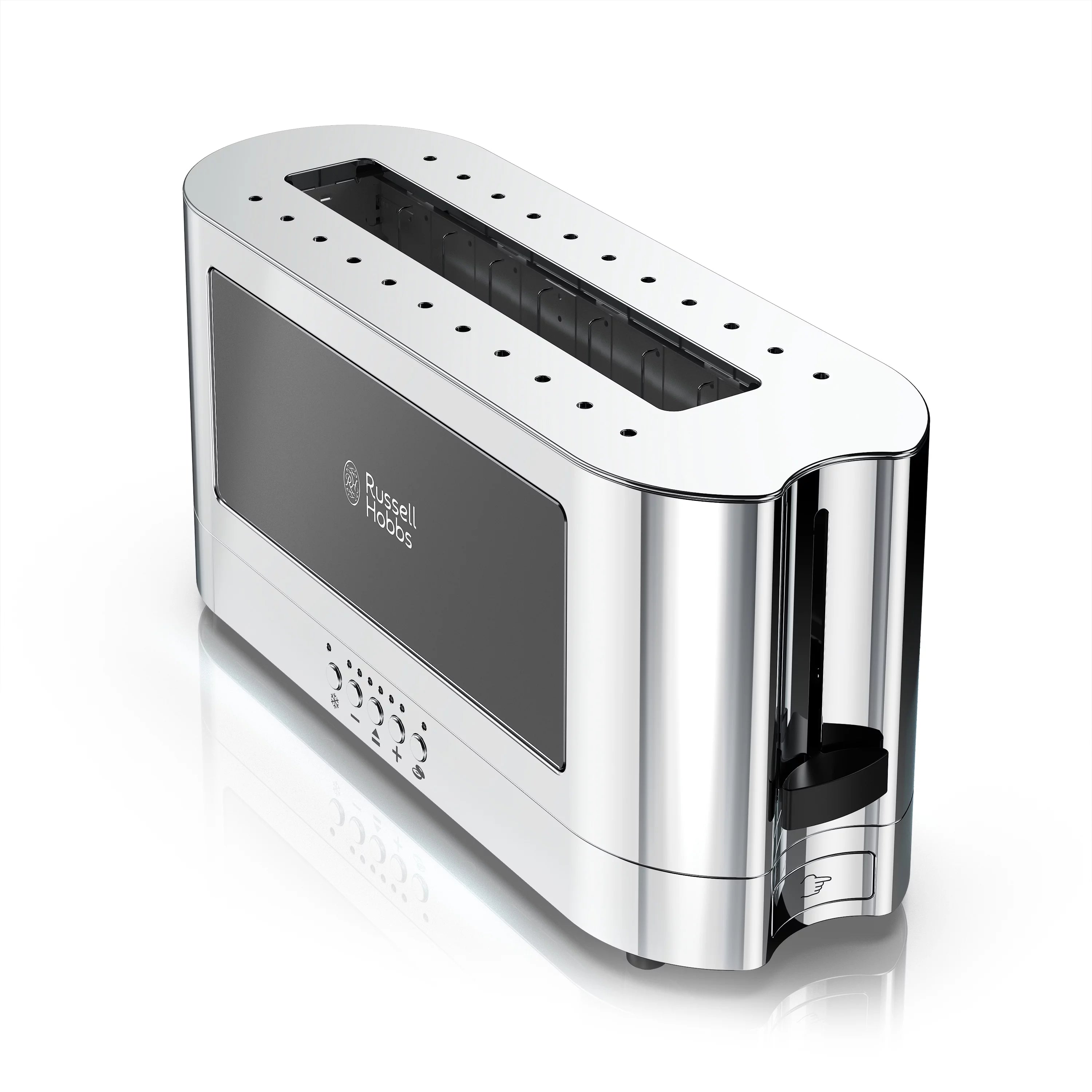 Black & Silver 2-Slice Long Toaster I301434