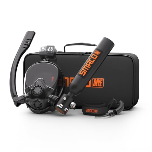 0.5L Mini Scuba Tank with Full Face Diving Mask Q760568