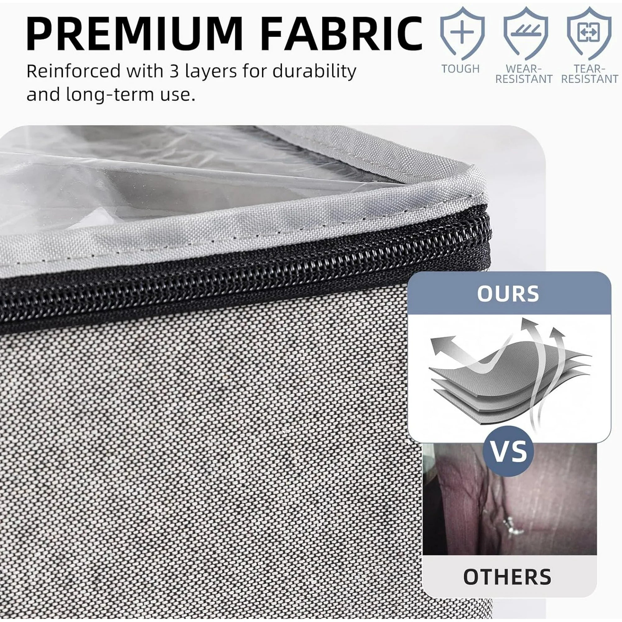 Under Bed Storage Box for Quilts Pillow Blankets Linen 41" x 17.7" x 6" X28805