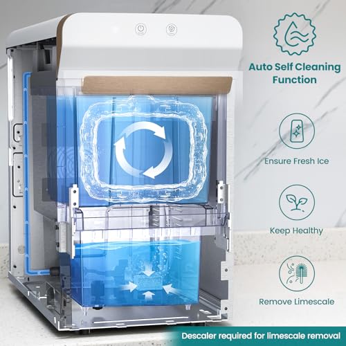 White Countertop Nugget Ice Maker L57577