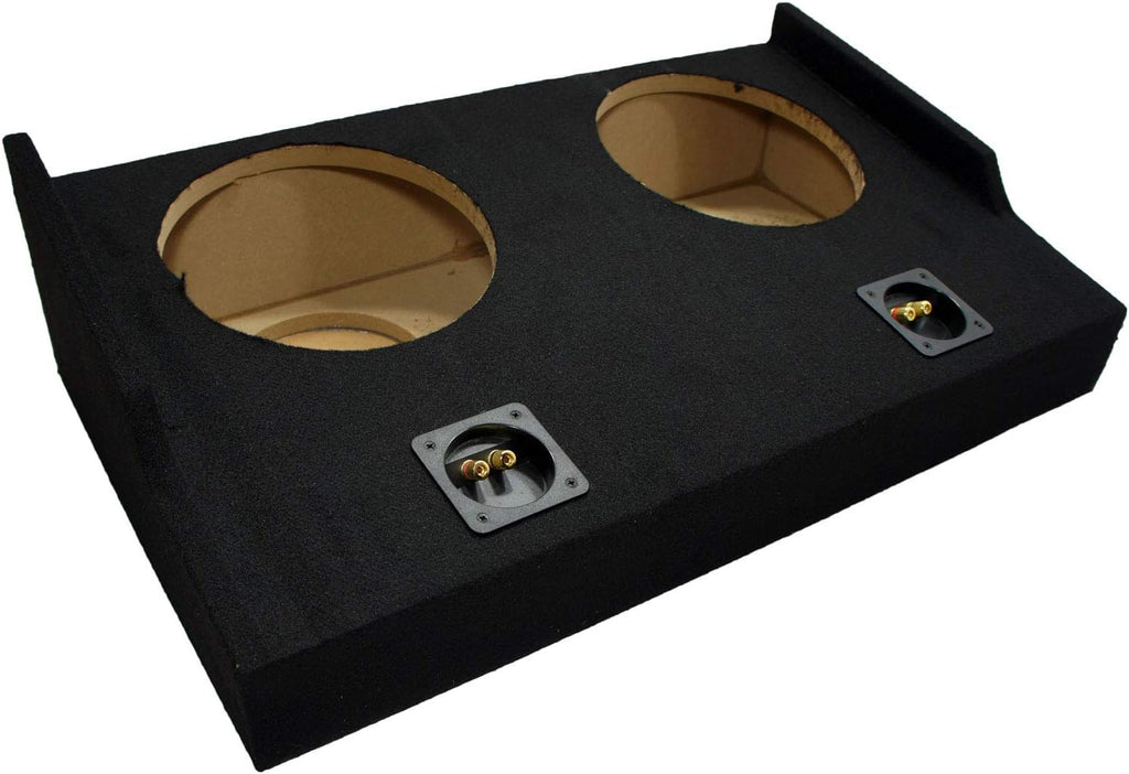 Dual 10" Sub Box Subwoofer Enclosure for Ford F-150 Super Cab EXT Truck Q6486