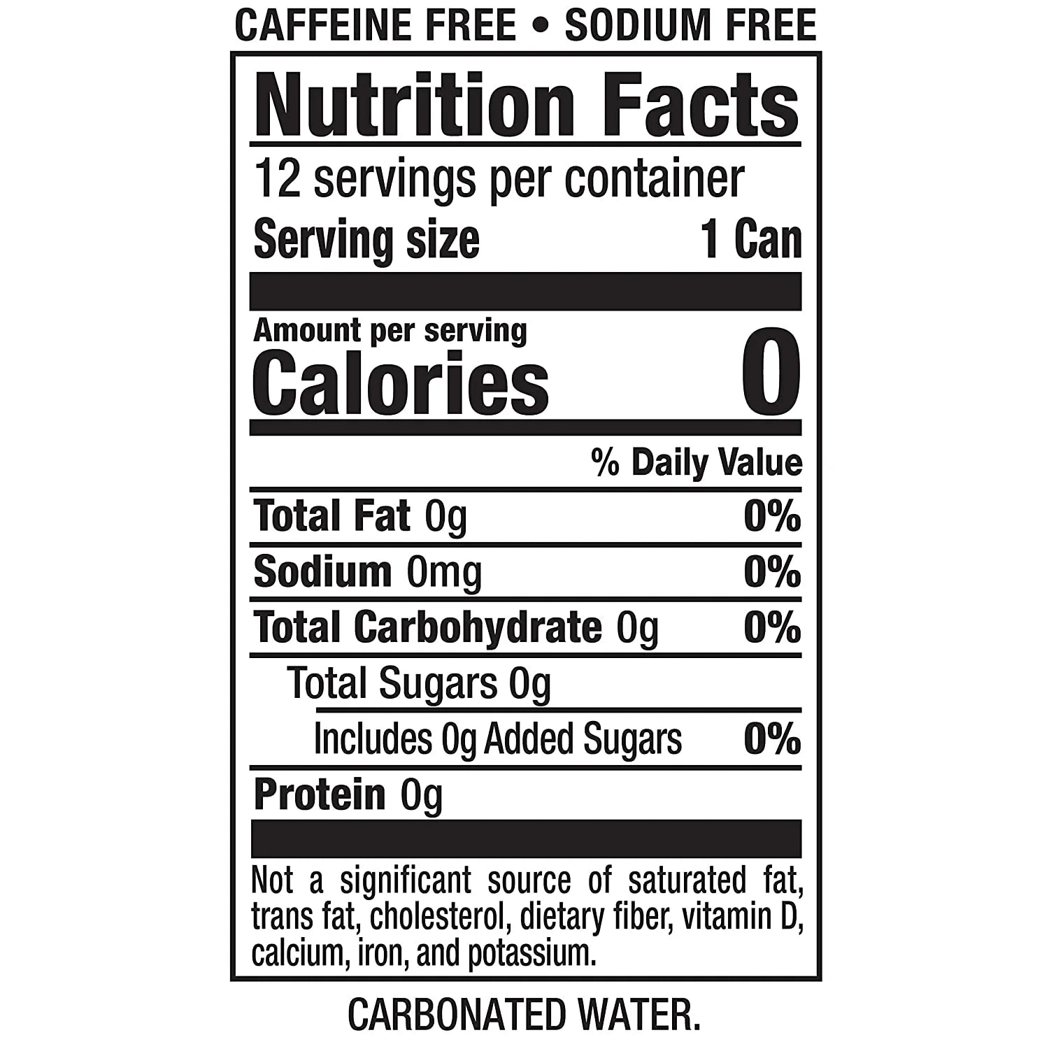 12 oz. Cans Sparkling Seltzer Water (Pack of 12) J5018