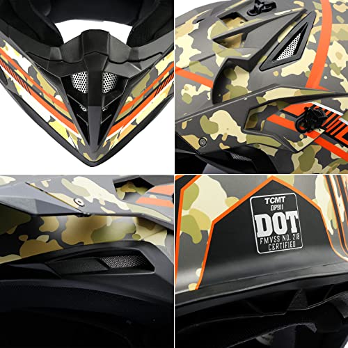 Unisex-Adult Full Face Motocross Helmets A52540