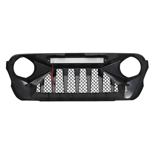 Front Grille with Mesh Compatible with Jeep Wrangler JL and Gladiator JT Models H303542
