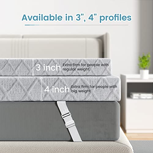 3 Inch Firm Memory Foam Mattress Topper Twin Size G71349
