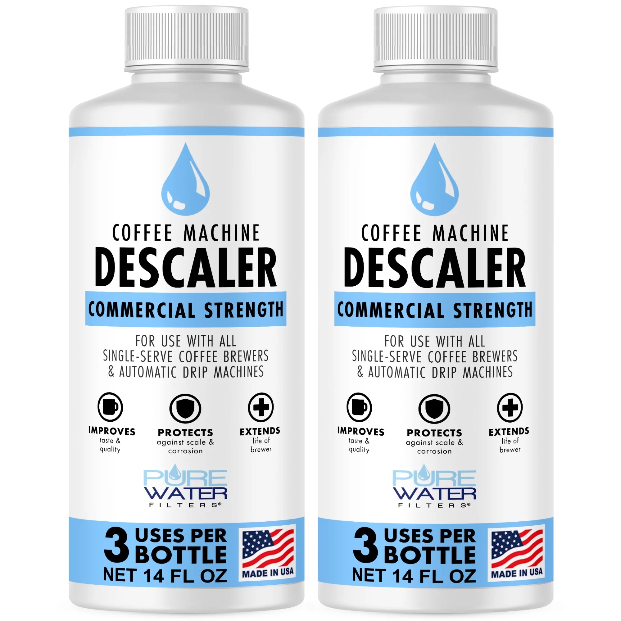 Descaler & Cleaner (6 Uses) Descaling Solution for Coffee Makers & Espresso Machines C487904