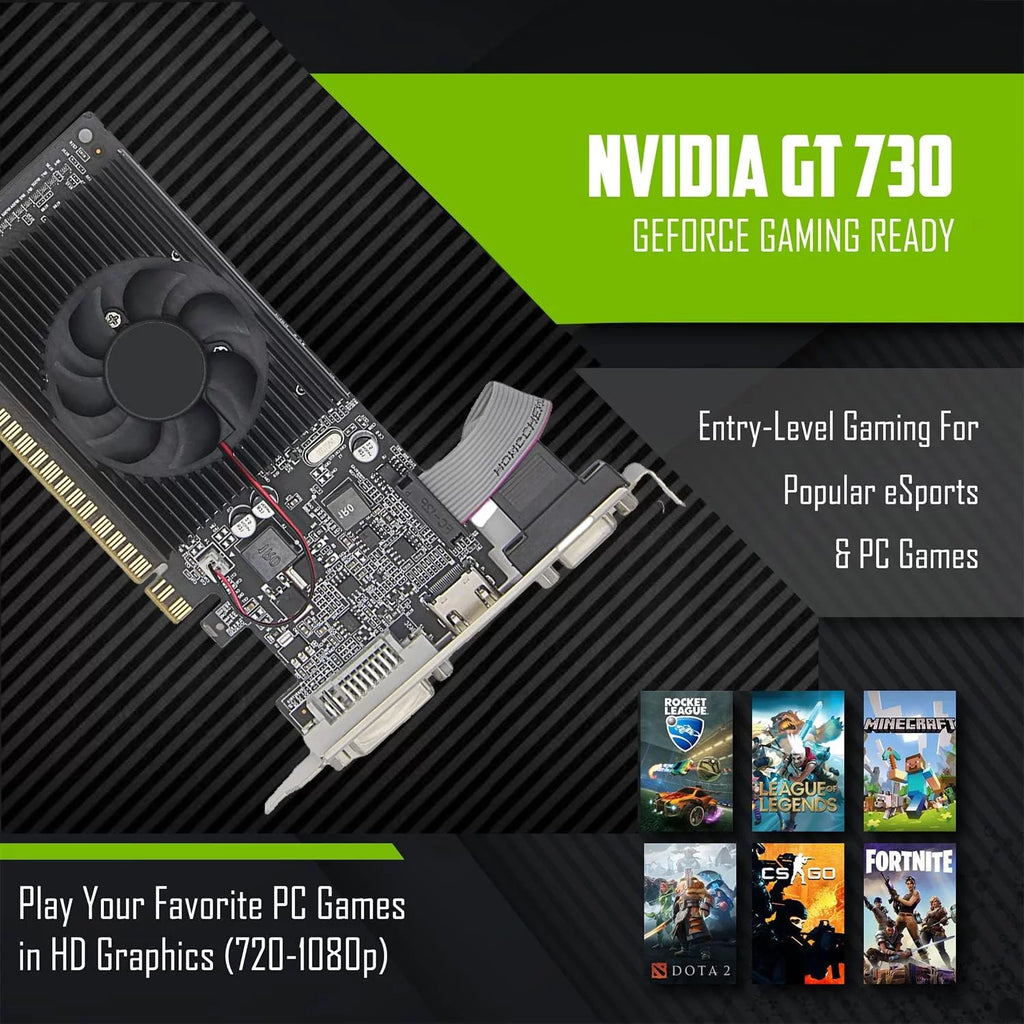Restored Gaming PC Desktop Intel Core i7 16GB RAM 256GB SSD H882342