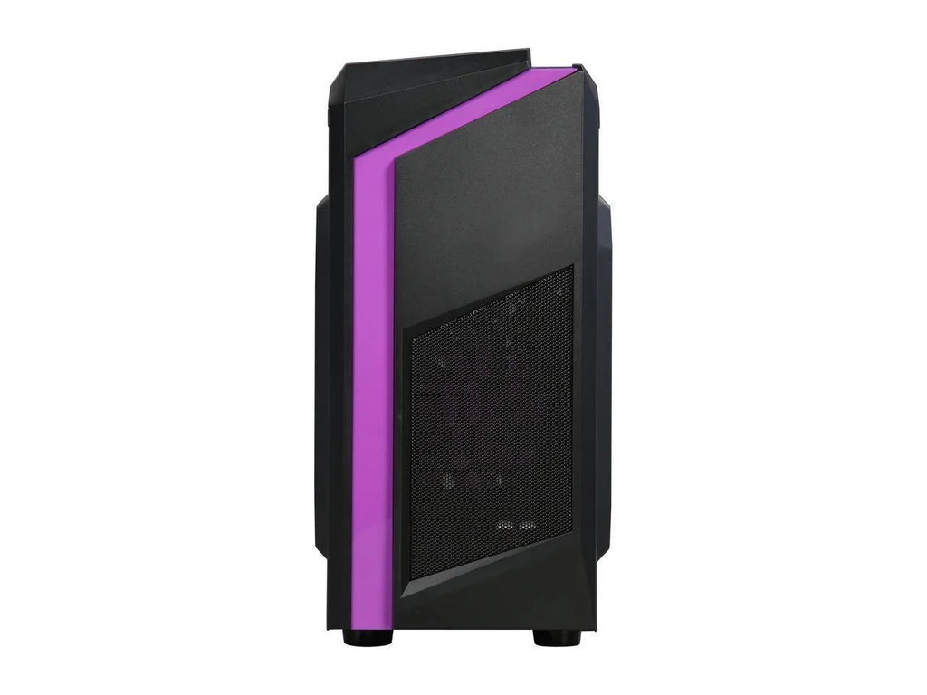 Black SPCC Micro ATX Mini Tower Computer Case P452280