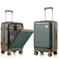 Black 20-Inch Hardside Carry On Luggage with Spinner Wheels TSA Lock S53933