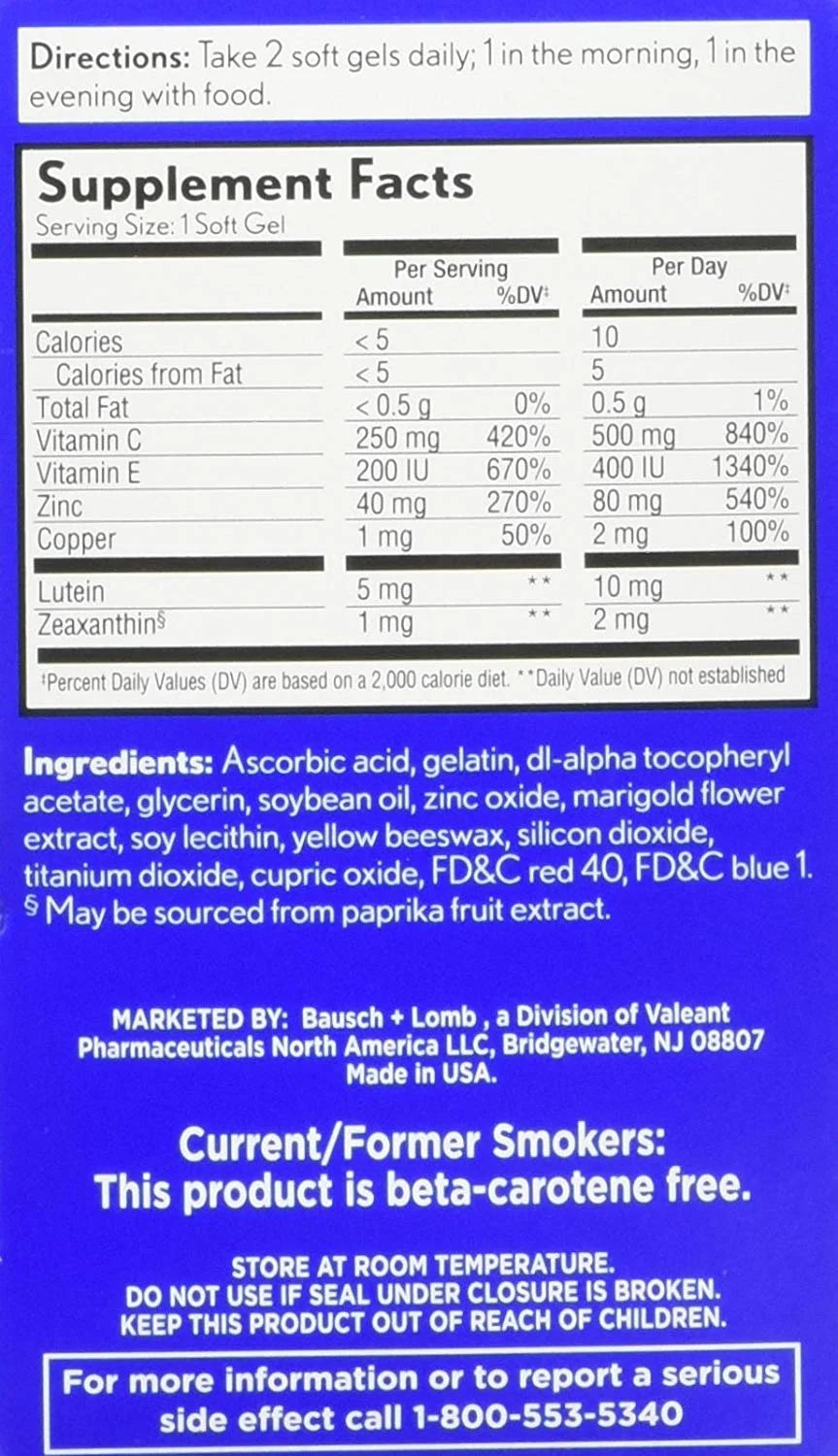 Soft Gels 120 Ct Vitamin & Mineral Supplement J17281