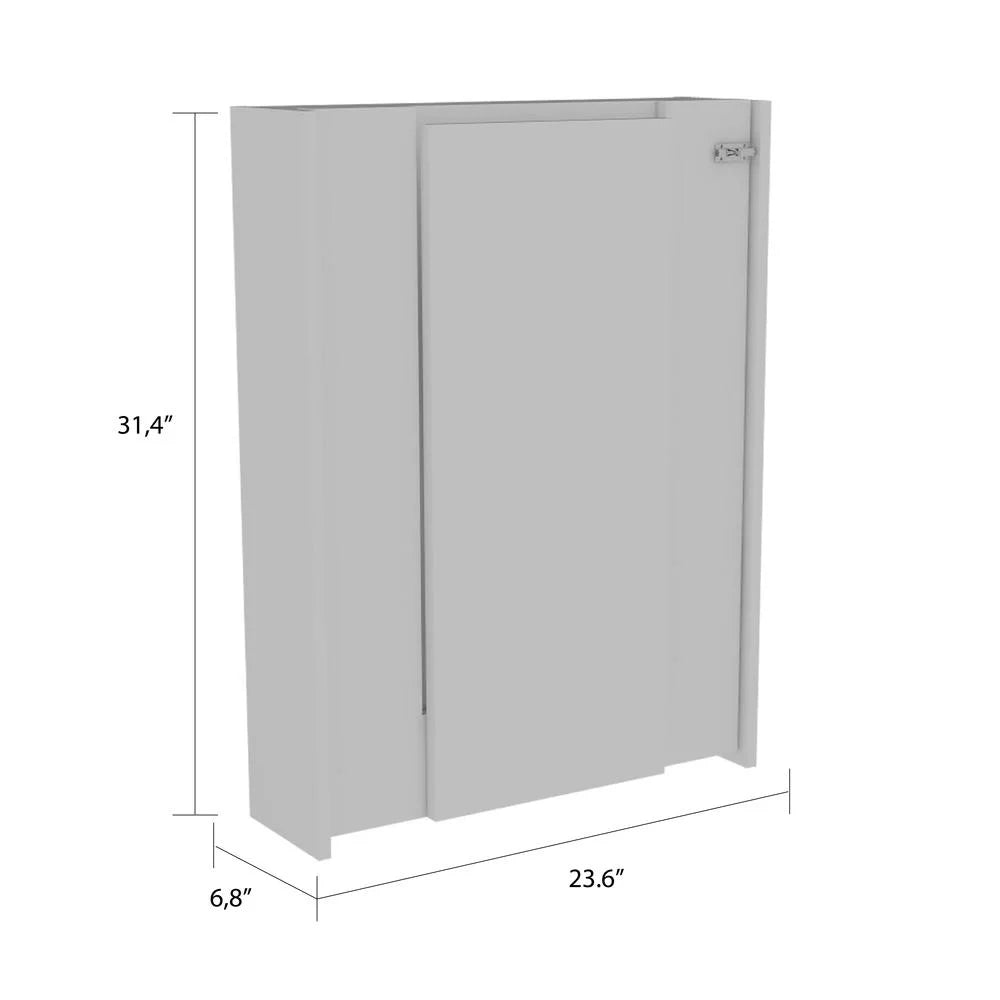White Foldable Wall Desk Table U2713