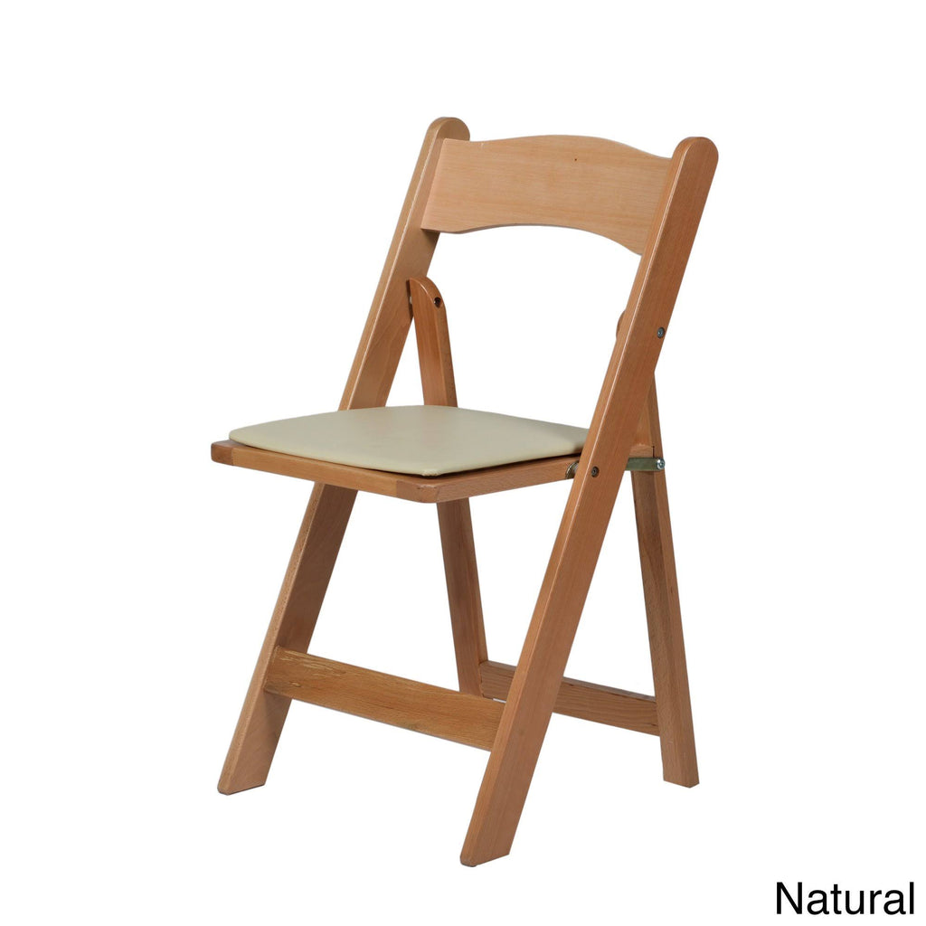 Natural Wood Folding Chair J598638