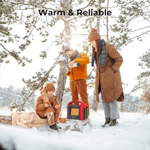 Red 12000 BTU Portable Propane Heater W978