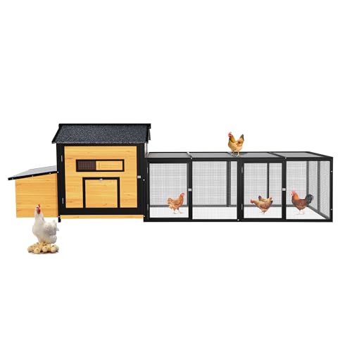 Extra Large Outdoor Chicken Coop with Nesting Box & Leak-Proof Tray L47657
