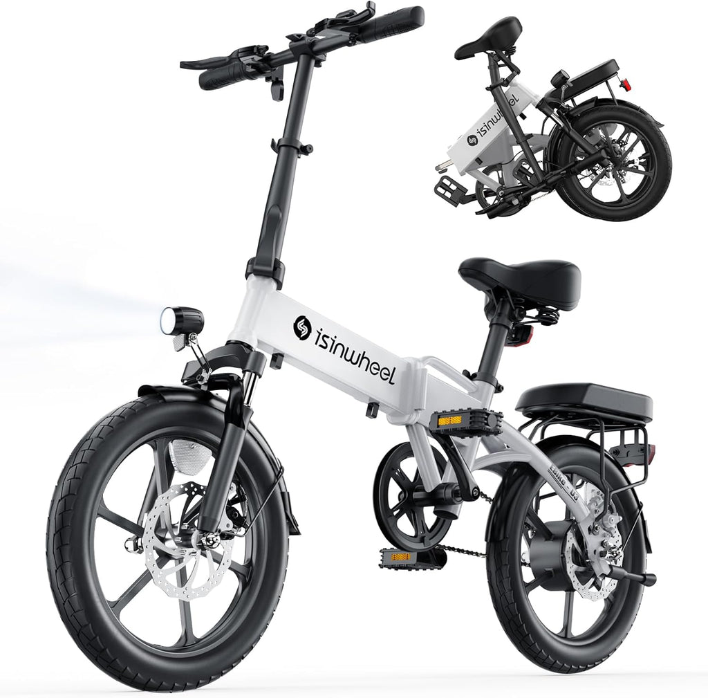 16" Foldable Electric Bike, 500W, 19 MPH, 45 Miles L9144