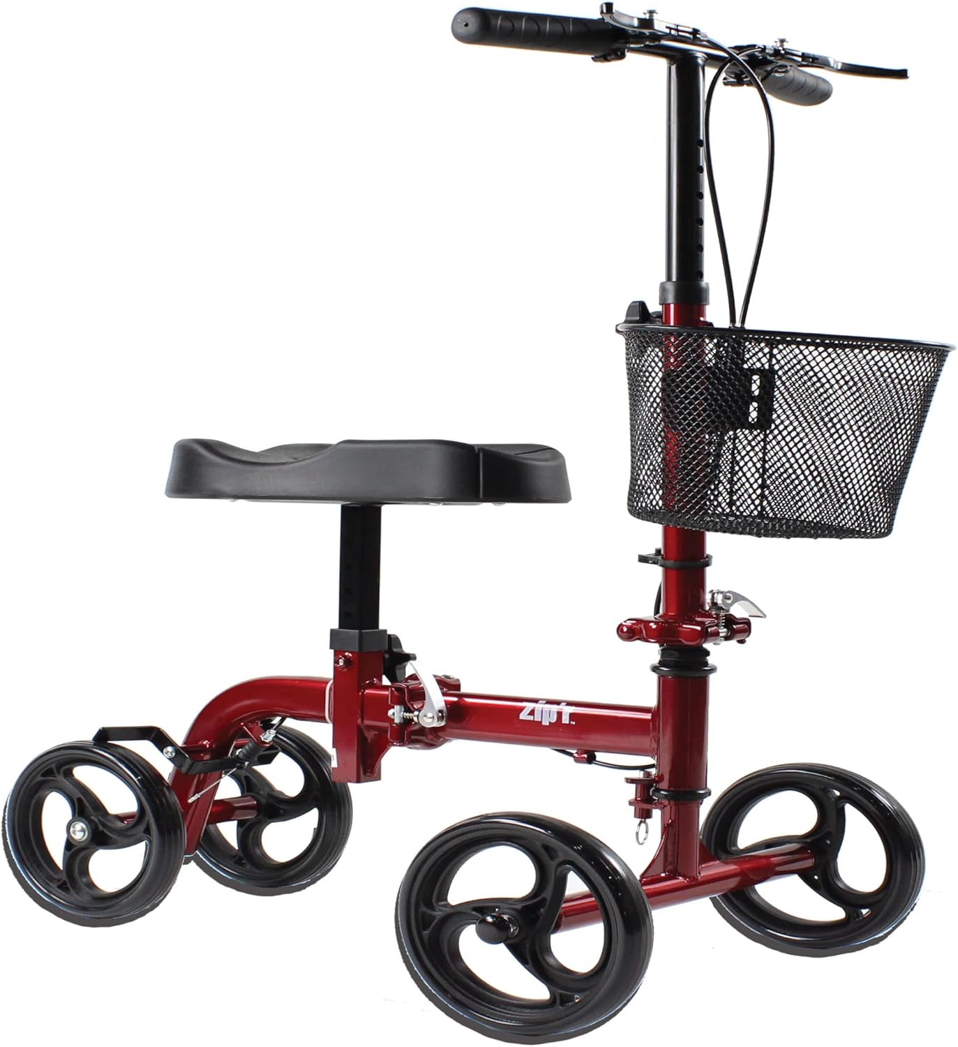 Folding Knee Scooter with Removable Basket Y1009