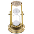 Large Antique Brass Rotating Sand Timer H186243