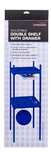 Black Double Locker Shelf O633