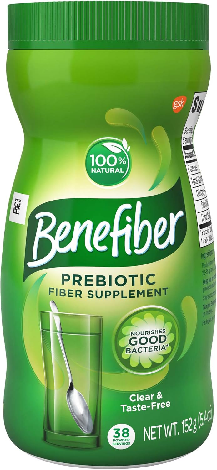 38 servings 5.4 oz Prebiotic Dietary Fiber Supplement Powder I80124