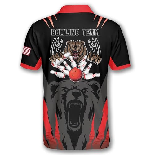 Bear Bowling Polo Shirts N6888
