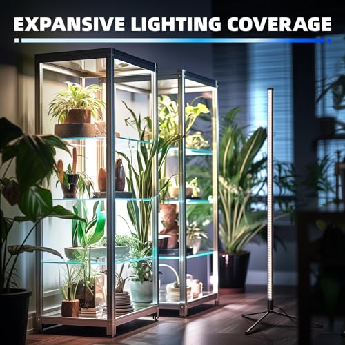 42W 169 LEDs Full Spectrum T10 Vertical Standing Plant Grow Light with Tripod Floor Stand M890