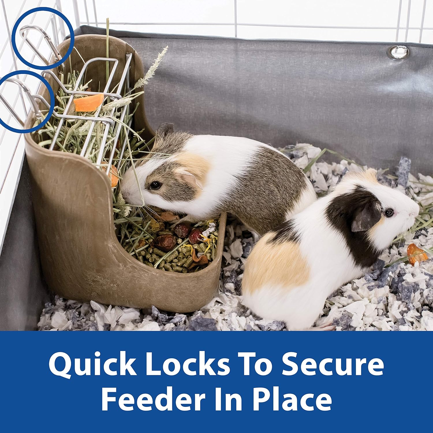 Hay & Food Bin Feeder With Quick Locks Q8005
