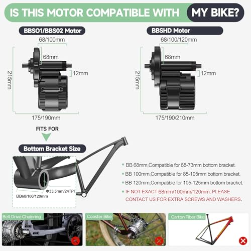 750W 1000W 500W Electric Bike Conversion Kit 48V 52V R984173