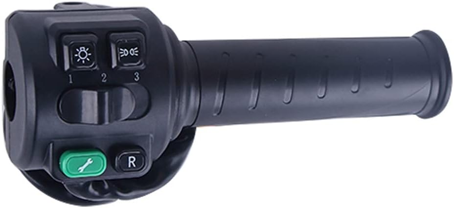 Twist Throttle Set with Three Speed Gear Reverse Turn Signal Function for Motorcycle E-Scooter Controller X947846
