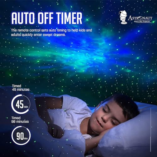 Astronaut Space Projector Starry Nebula Ceiling LED Lamp with Timer and Remote O8288