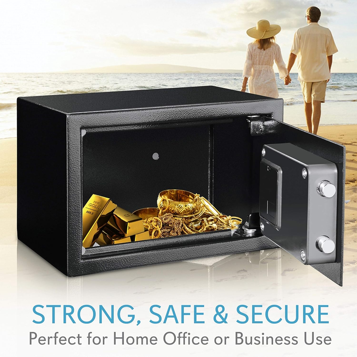Digital Combination Lock Safe with Mechanical Override K749265
