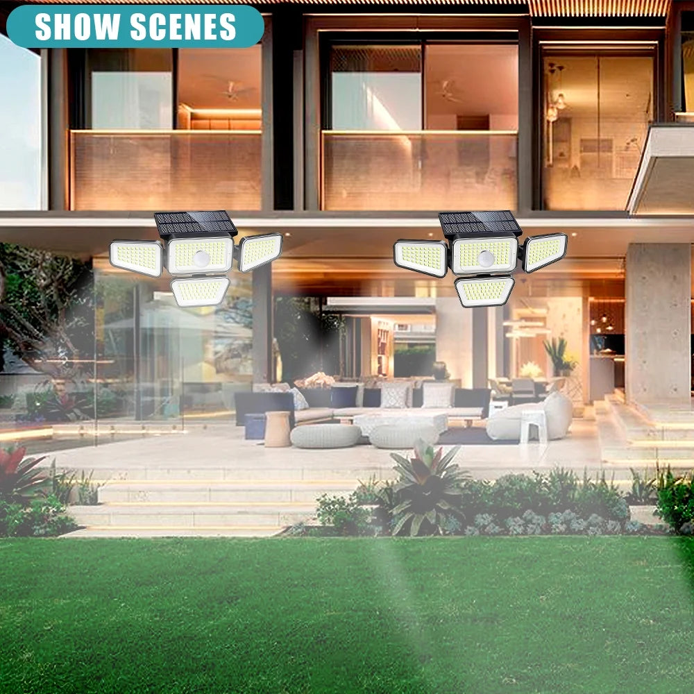 270 LED Solar Flood Light with Motion Sensor Q871