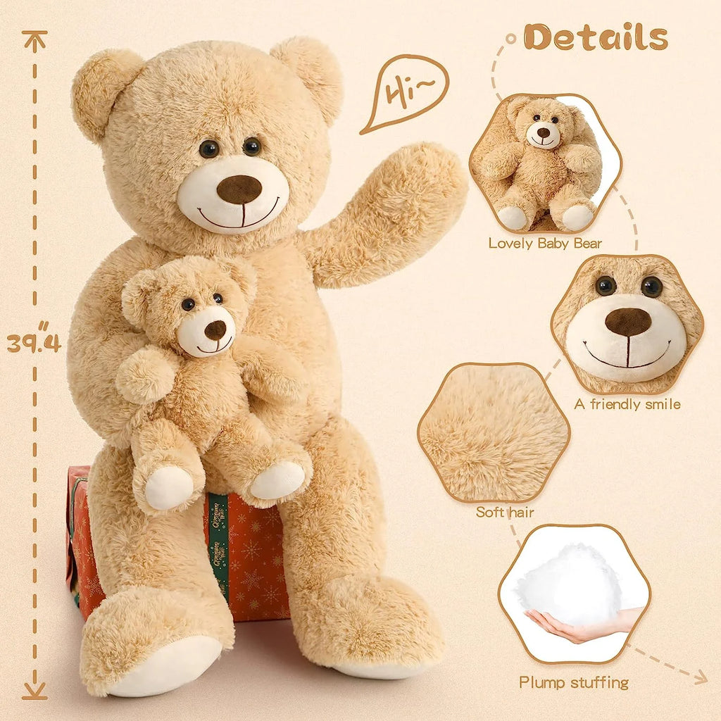 39" Giant Teddy Bear Soft Plush Stuffed Animal N689