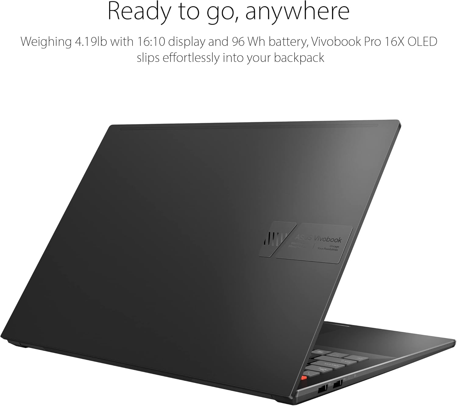 16" 4K OLED Slim Laptop, AMD Ryzen 9 6900H, NVIDIA GeForce RTX 3050 Ti, 32GB RAM, 1TB SSD, Windows 11 Home, Gray C532637