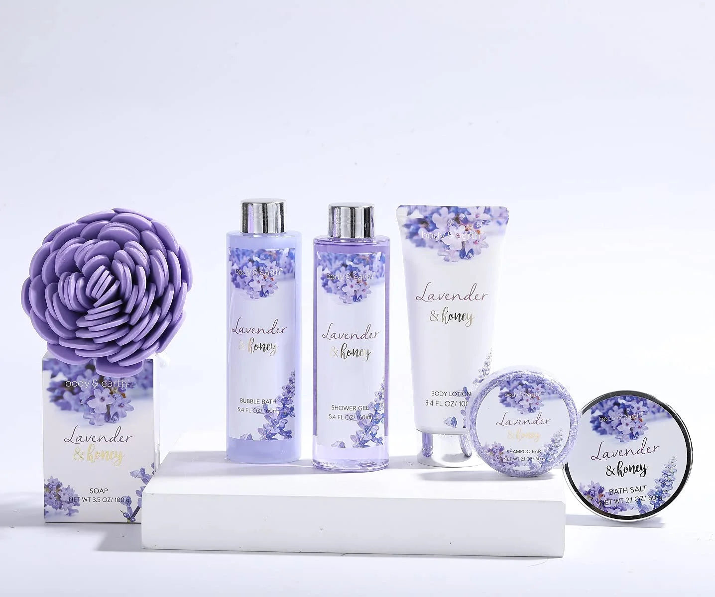 8 Pcs Lavender and Honey Spa Gift Sets O112249