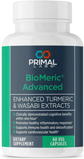 60 Capsules Turmeric Curcumin and Wasabi Extracts O3089