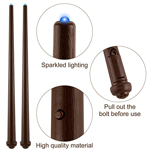 10 Pcs Light up Wizard Wands Sound Toy L8151