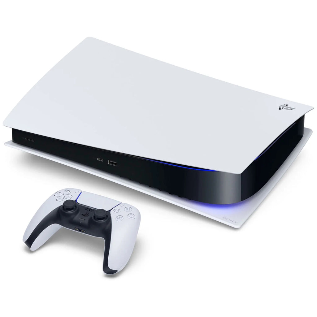 Playstation 5 Disc Version with Midnight Black Controller and Cleaning Cloth S270711