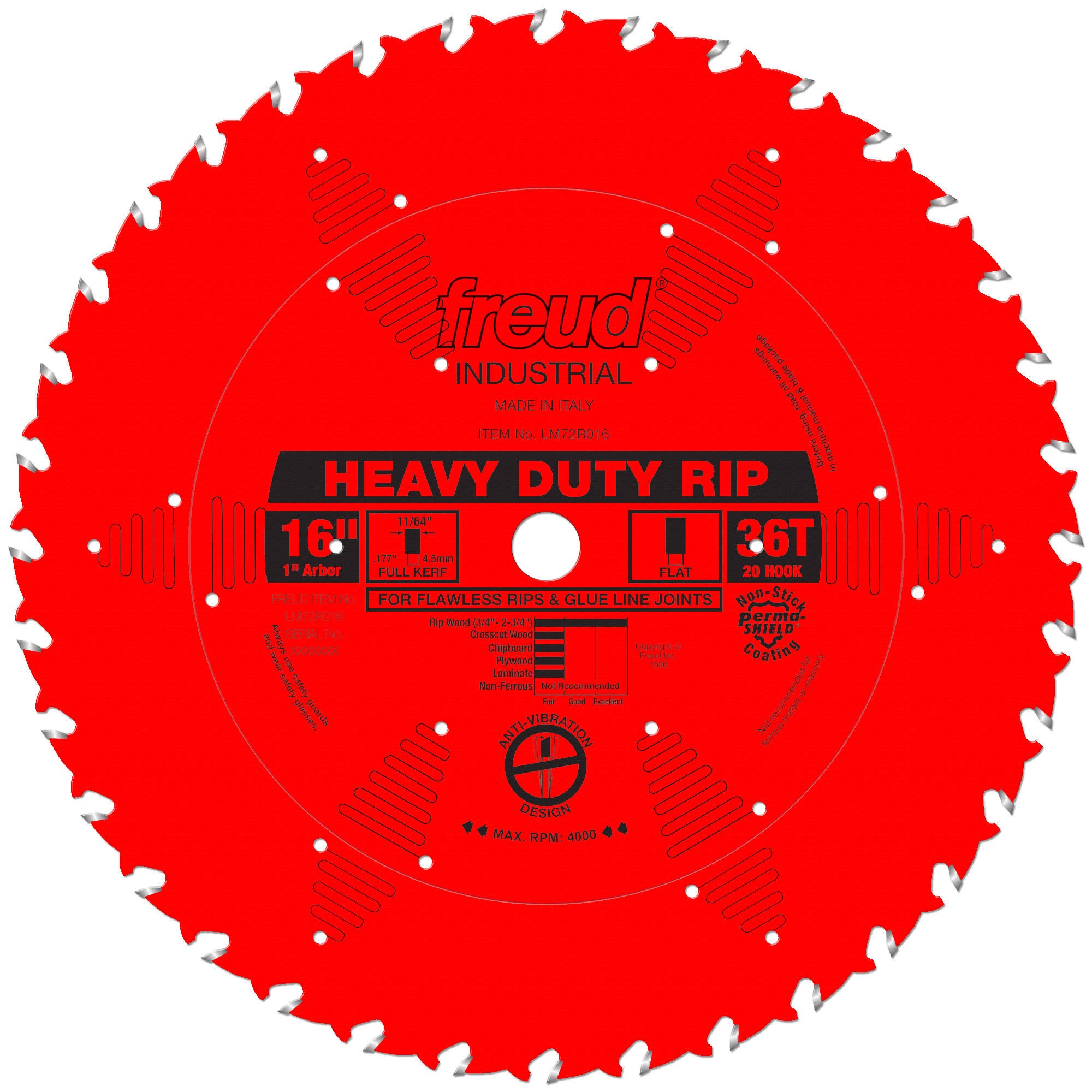 16 inch Heavy-Duty Rip Blade F394