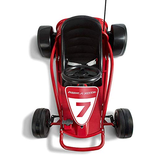 36V Battery-Powered Kids Electric Go-Kart with Adjustable Seat, Rubber Wheels, Grey F768616